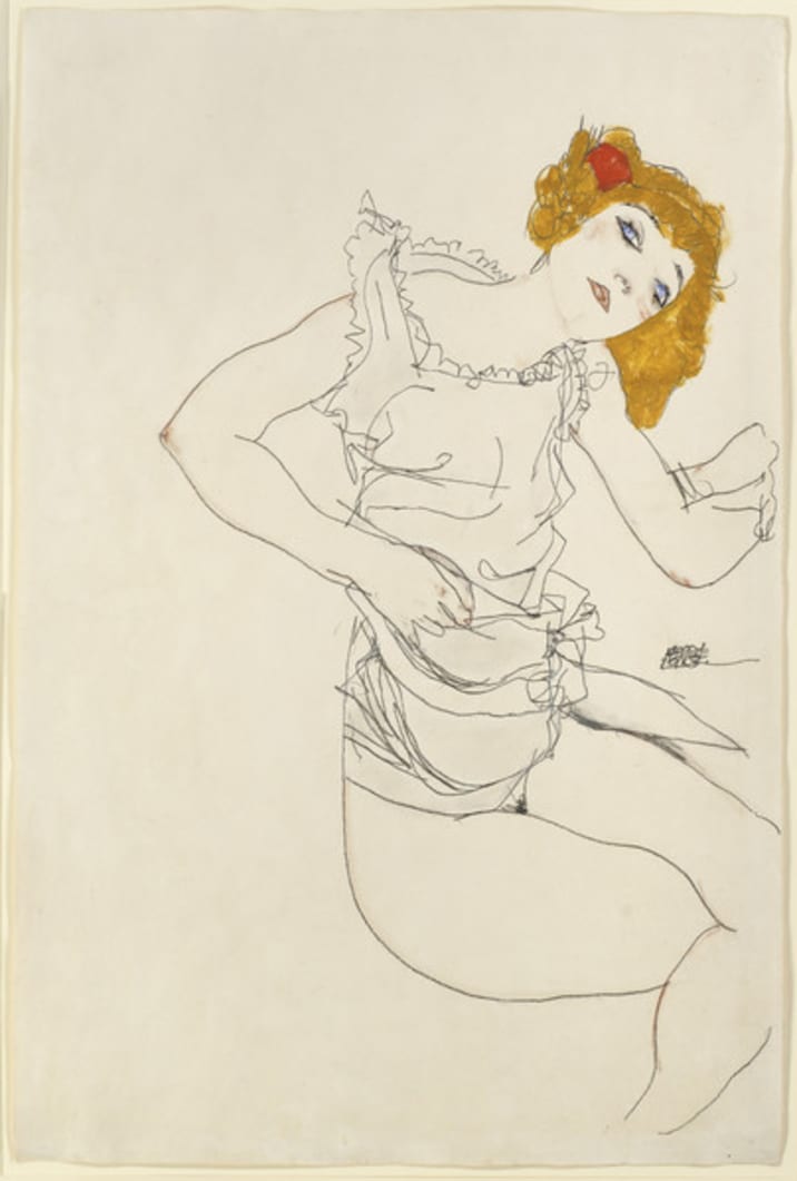 Egon Schiele 18901918  Drawing OWU