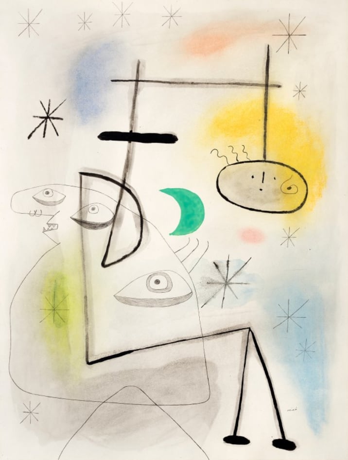日本全国送料無料商品人気ランキング Joan Miró Basel Art | 1917 plage, la Cambrils, | 絵画