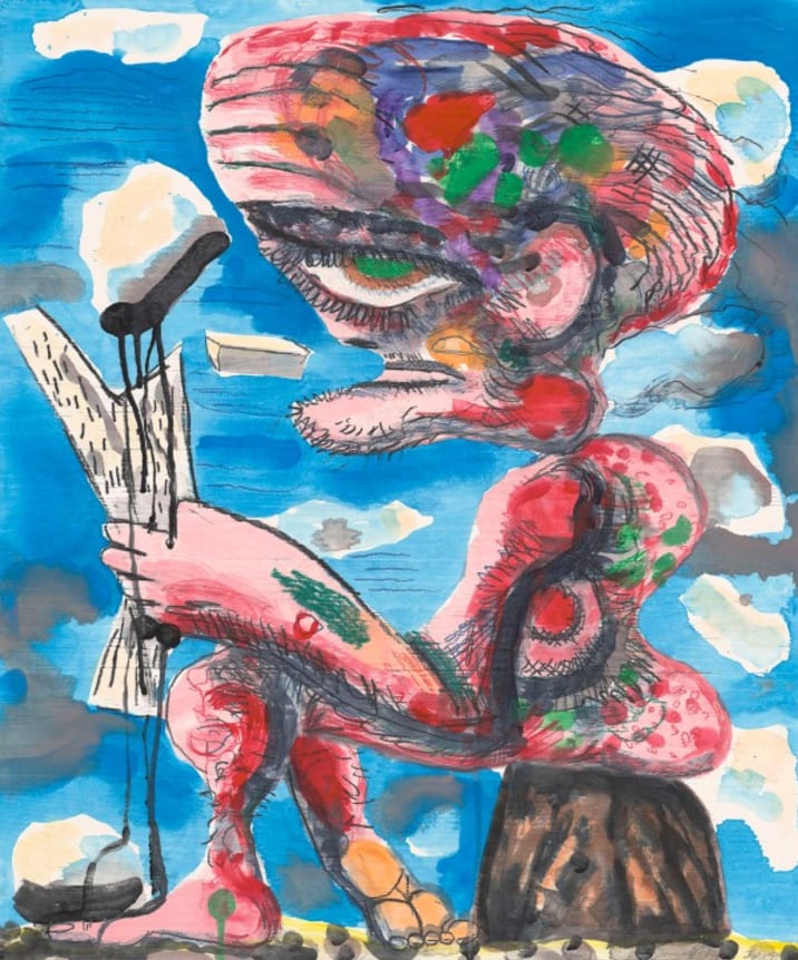 The Retreat by Dana Schutz (2019)