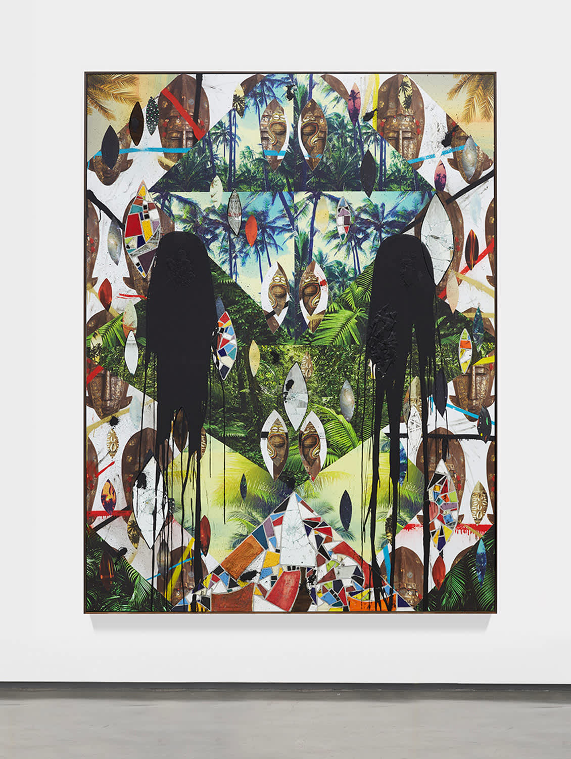 Rashid Johnson, Untitled Escape Collage, 2020. Courtesy of David Kordansky Gallery, Los Angeles.