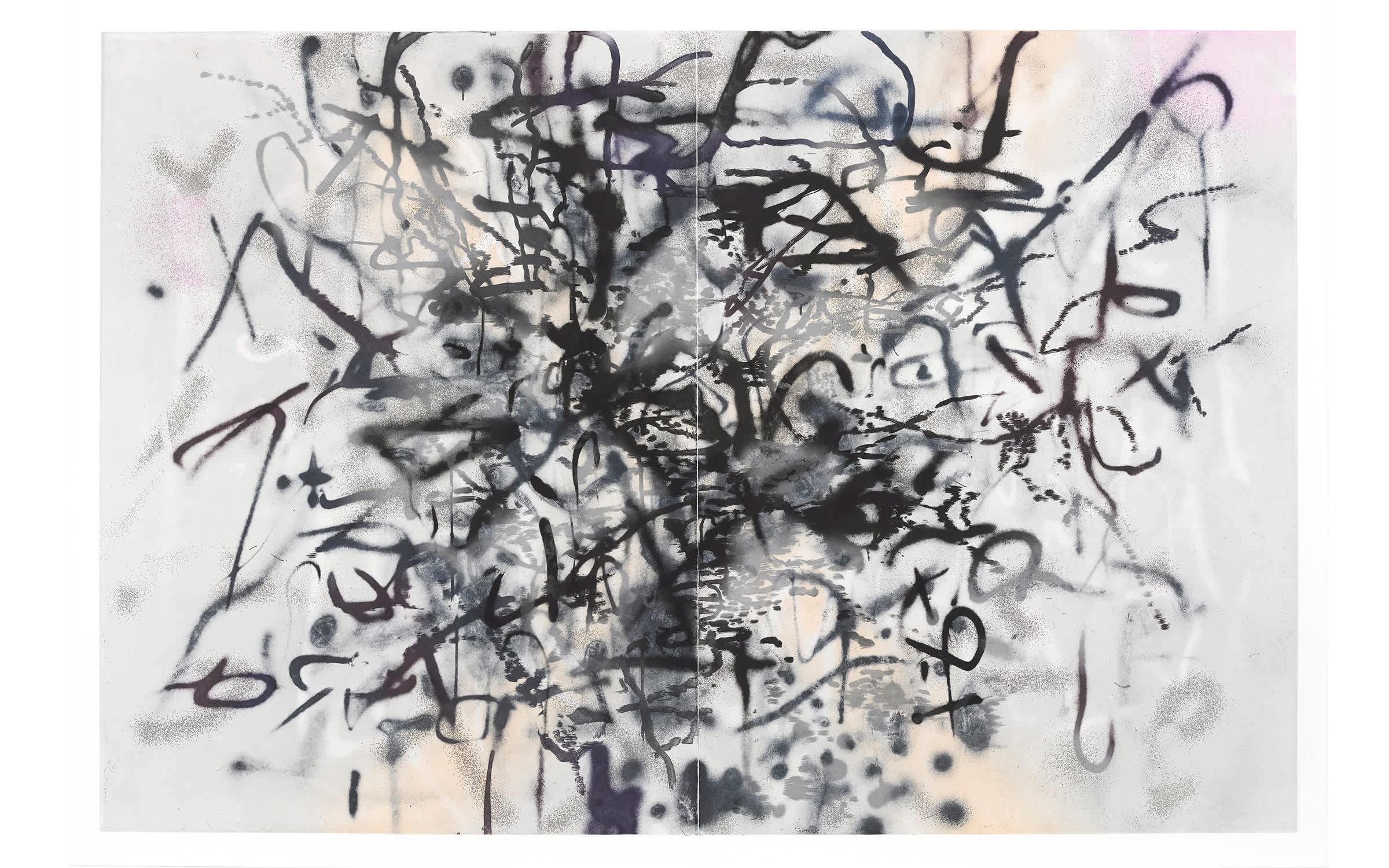 Julie Mehretu, Six Bardos: Dream State, 2019. Edition of 45. © Gemini G.E.L., Los Angeles and Julie Mehretu.