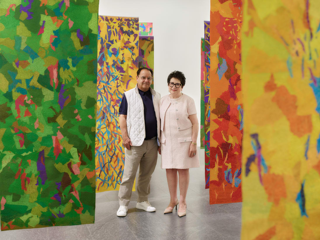 Pierino and Martine Ghisla, Founders of the Ghisla Art Collection. Photography by Luigi Fiano for Art Basel.