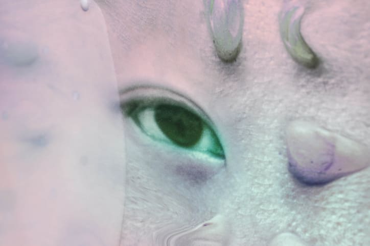 Detail of an artwork by Tishan Hsu, presented by Empty Gallery at Art Basel Hong Kong 2024. 