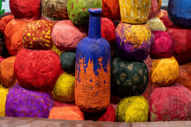 .Yuichi Hirako, Seeding, 2024, presented by Gallery Baton and The Modern Institute. © Art Basel