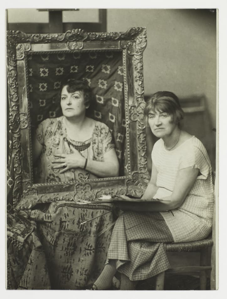 Anonymous, Portrait of Mauricia Coquiot and Suzanne Valadon, 1926. LEMAS 8, no. 433, Paris, Centre Pompidou, Bibliothèque Kandinsky. Credit: Centre Pompidou, MNAM-CCI/Philippe Migeat/ Dist. GrandPalaisRmn.