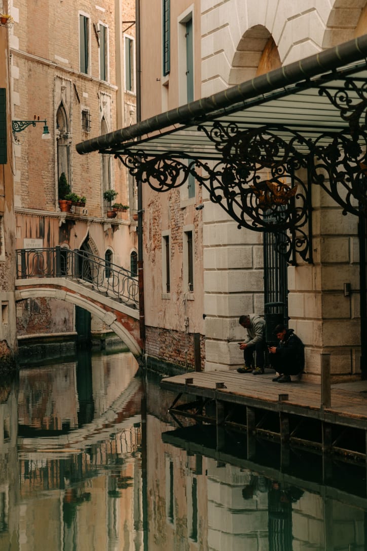 On the streets of Venice, April 2025. Photography by Julius Hirtzberger for Art Basel.