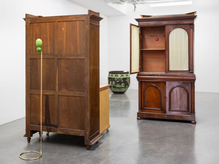 Installation view of Wei Libo's exhibition 'Furniture and I', frac île-de-France - le plateau paris, Paris, 2025. Courtesy of the artist.
