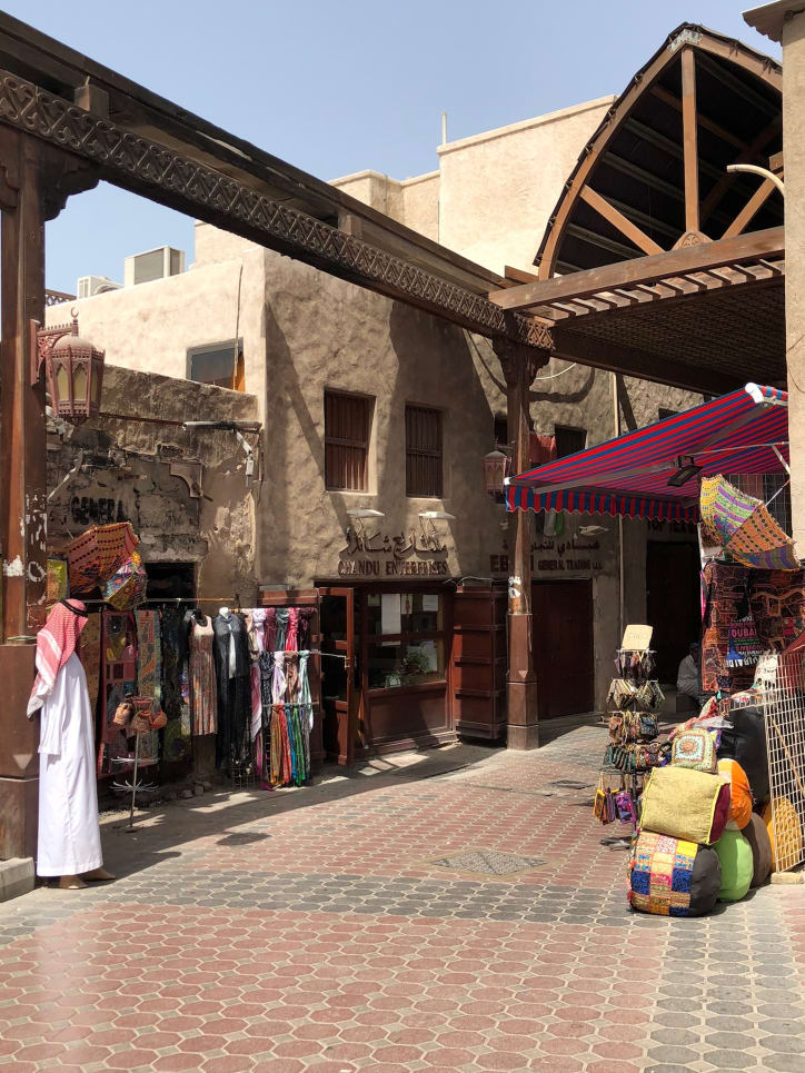 View of Dubai's souk, 2018. Photograph by Clémence Jacqueri.