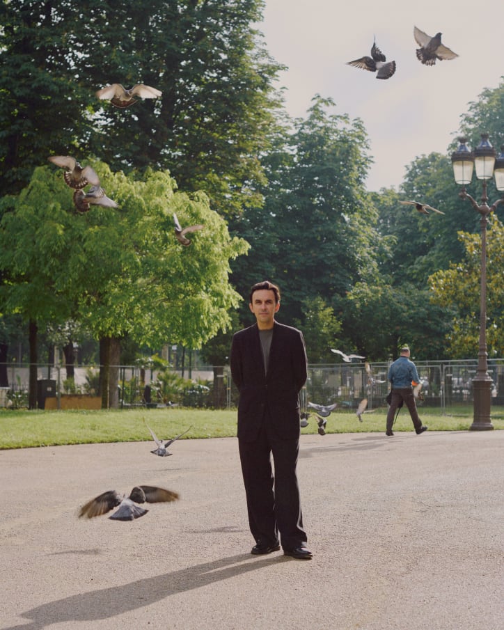 Clément Delépine in Paris, 2024. Photograph by Matthieu Croizier for Art Basel.