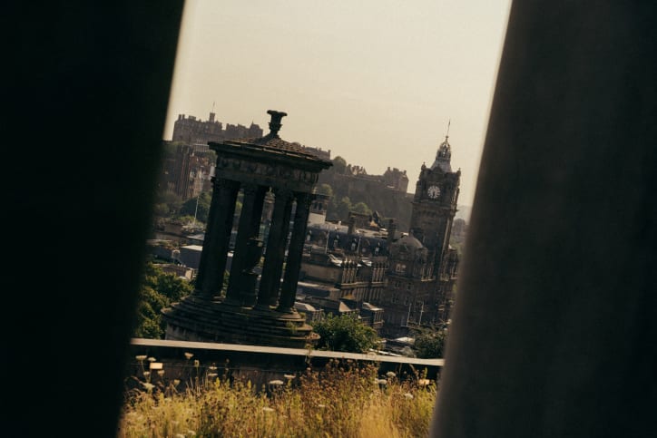 View of Edinburgh. Photograph by Murray Orr for Art Basel.