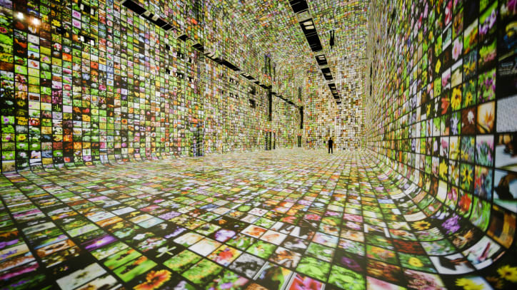Installation view of Machine Dreams: Rainforest, DATALAND, Los Angeles, CA, June 20, 2026 – January 31, 2027. © 2026 Refik Anadol Studio on behalf of DATALAND. Photo: Refik Anadol Studio.