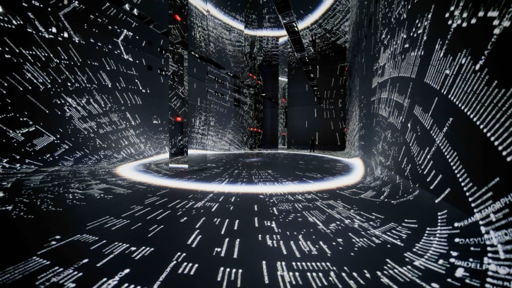 Installation view of Machine Dreams: Rainforest, DATALAND, Los Angeles, CA, June 20, 2026 – January 31, 2027. © 2026 Refik Anadol Studio on behalf of DATALAND. Photo: Refik Anadol Studio.