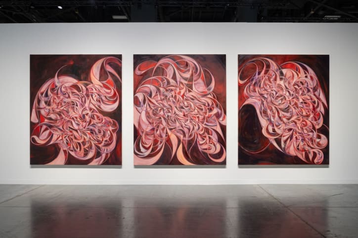 Yuan Fang, Three Moves, 2024, presented by Skarstedt. © Art Basel