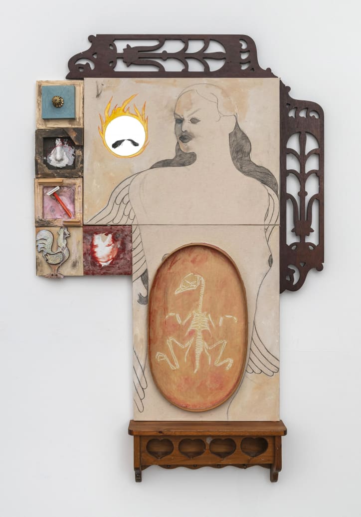 Amy Bravo, Elegy of the Mustache, 2024. Photograph by Pauline Assathiany. Courtesy of Semiose, Paris.
