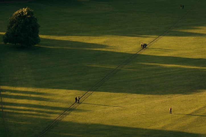 View of Holyrood Park. Photograph by Murray Orr for Art Basel.
