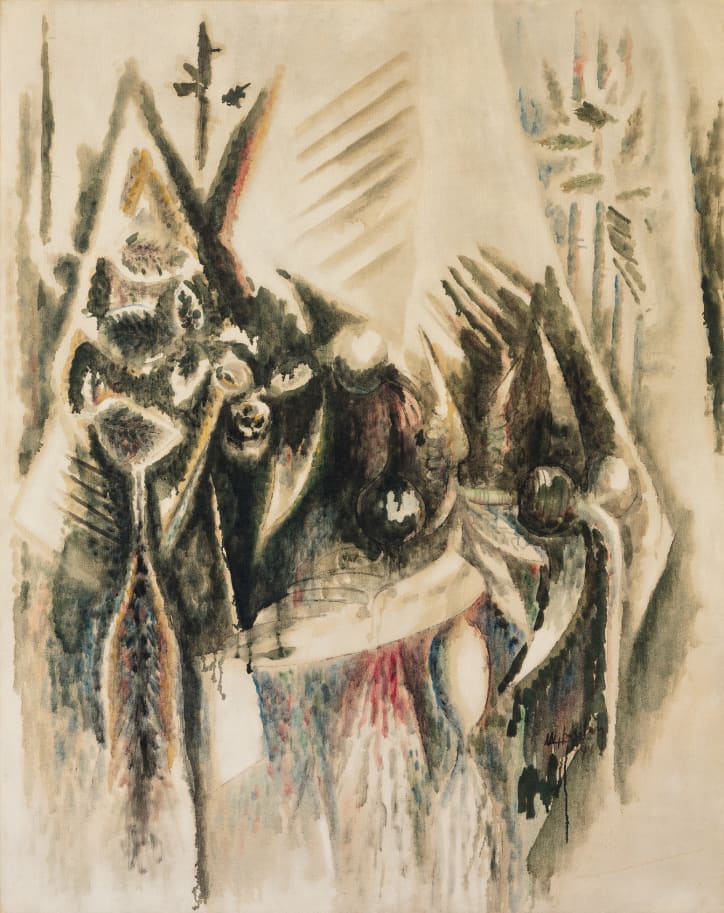 Wifredo Lam, La Lumière de la jungle (The light of the jungle), 1944. Courtesy of Di Donna Gallery, New York.