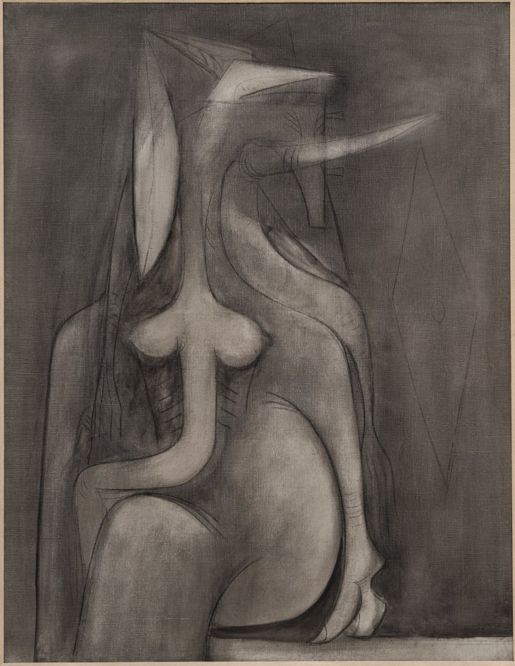 Wifredo Lam, Sans titre, ca. 1950. Courtesy of Di Donna Gallery, New York. 
