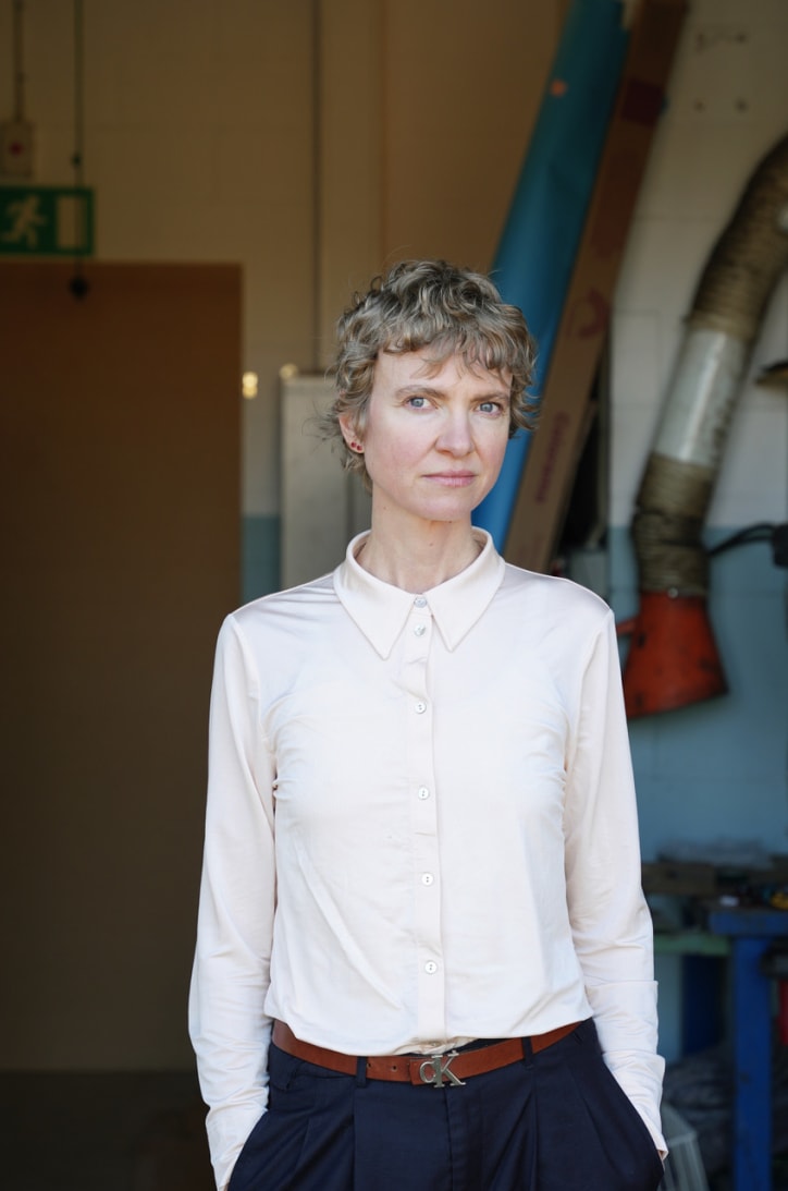 Portrait of Nina Beier. Photograph by Simon Dybbroe Møller. Courtesy of the artist and Croy Nielsen.