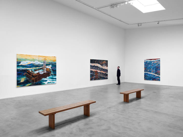 Installation view, ‘Angel Otero. Agua Salada’, Hauser & Wirth Somerset, 2026. © Angel Otero. Photography by Ken Adlard. Courtesy: Angel Otero and Hauser & Wirth.