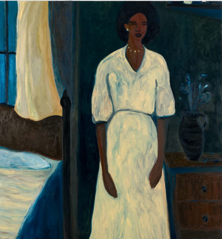 Patrick Eugène, Sapphire Hues, 2023. Courtesy of Mariane Ibrahim. 