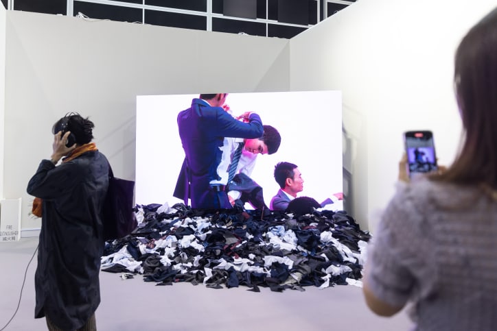 Waitingroom's 2024 solo presentation of Fuyuhiko Takata in Art Basel Hong Kong's Discoveries sector.