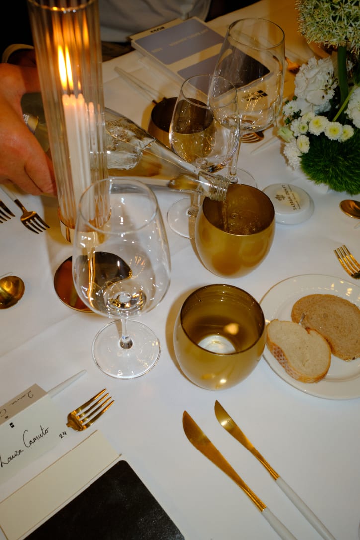 View of the Art Basel Awards 2026 Medalist Dinner.