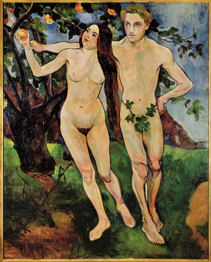 Suzanne Valadon, Adam et Eve, 1909. State purchase, 1937. Paris, Centre Pompidou, Musée national d’art moderne. Photo credit: Centre Pompidou, MNAM-CCI/Bertrand Prevost/ Dist. GrandPalaisRmn