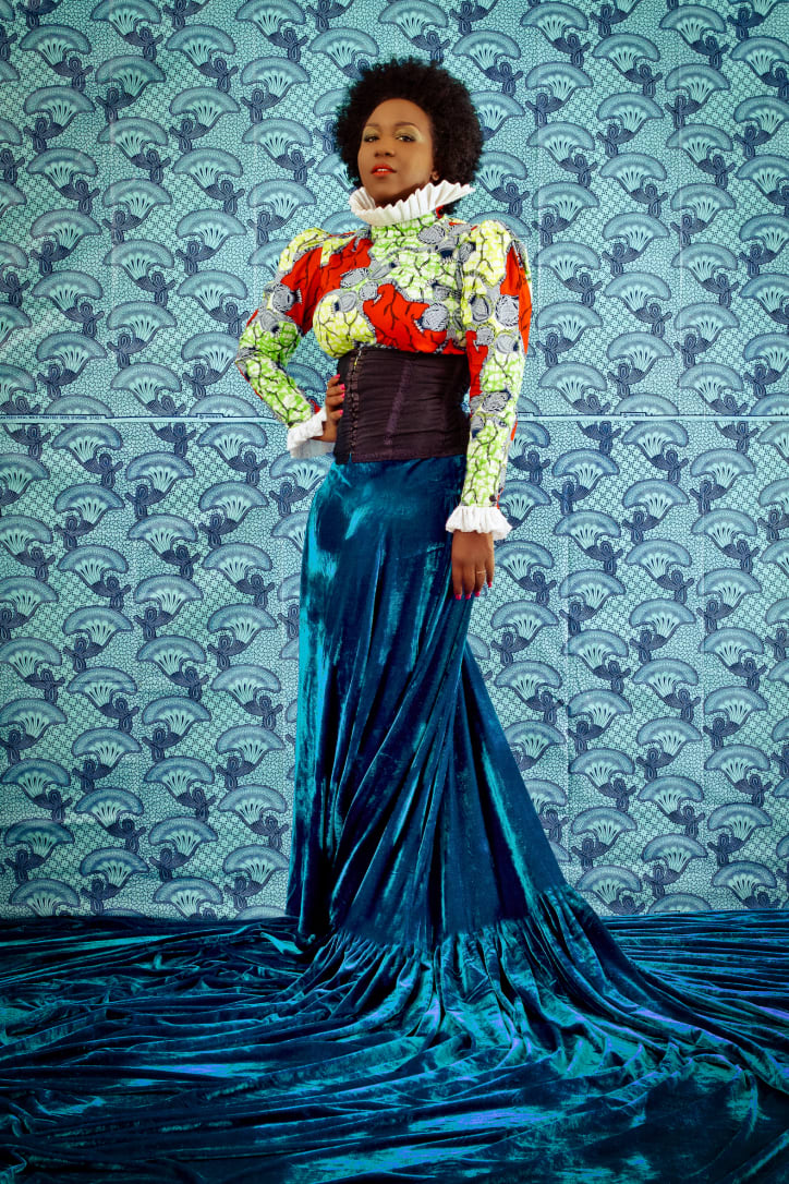 Omar Victor Diop, Khady, Le Studio des Vanités, 2011. Courtesy of the artist & Magnin-A Gallery, Paris.