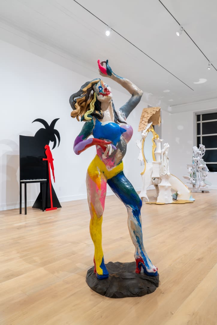 View of Rachel Feinstein’s exhibition ‘The Miami Years’, The Bass Museum, Miami Beach, 2024. Photograph by Zaire Aranguren.