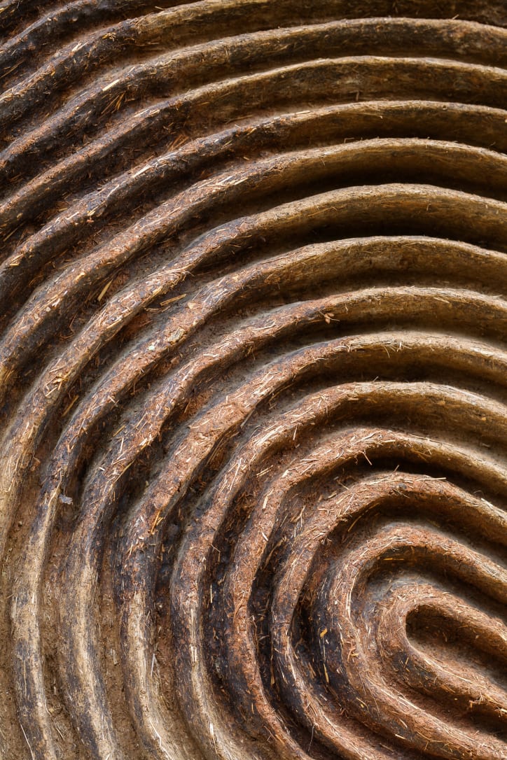 Detail of a facade at Zoma Museum. Photograph by Alice Hendy.