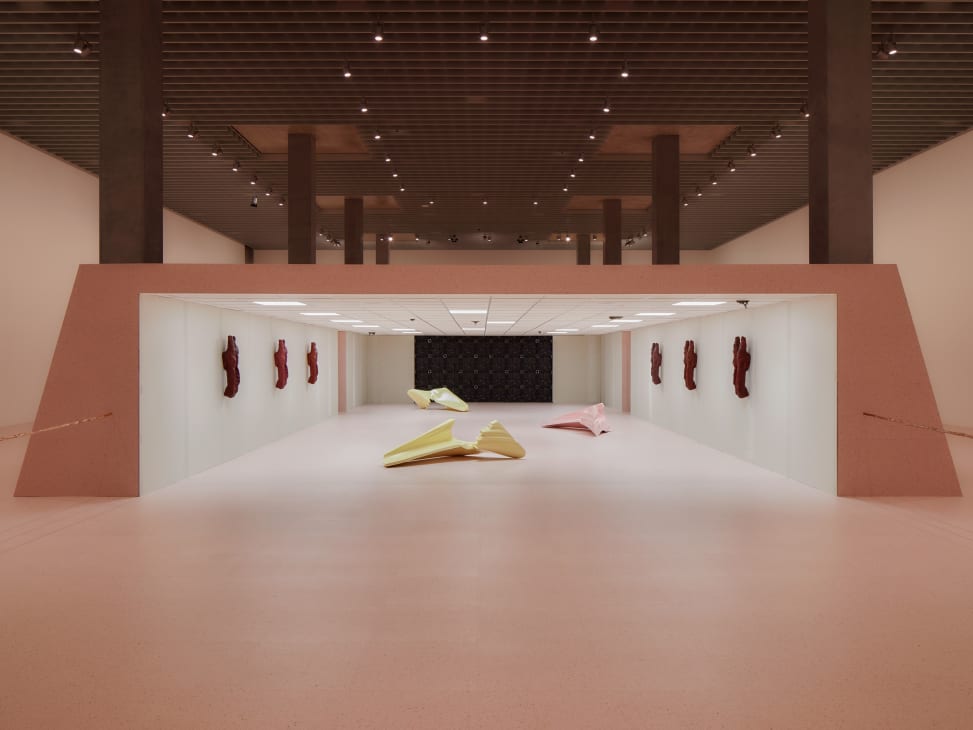 Shahryar Nashat’s exhibition at Masi, “Streams of Spleen”. Photography by Luigi Fiano for Art Basel.