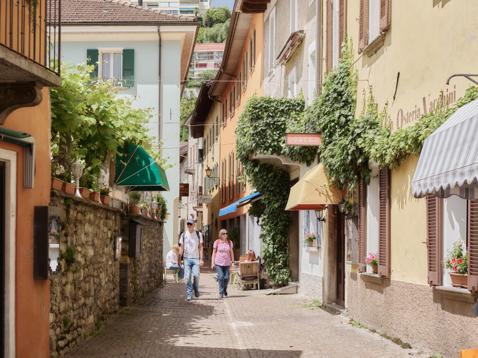 View of a street in Ascona. Photography by Luigi Fiano for Art Basel.