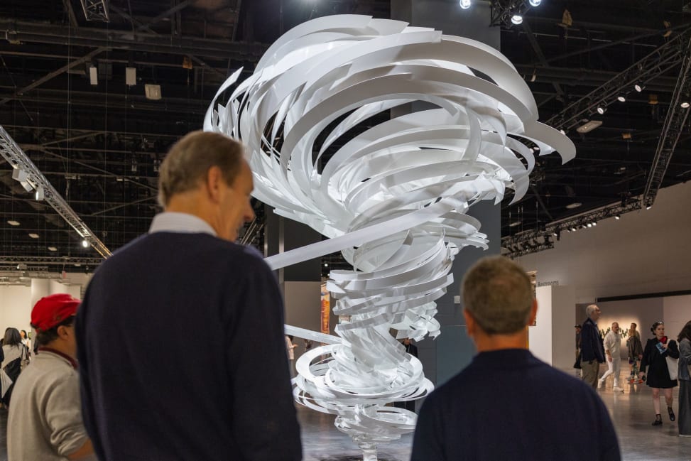 Alice Aycock, Goya, 2024, presented by Galerie Thomas Schulte. © Art Basel