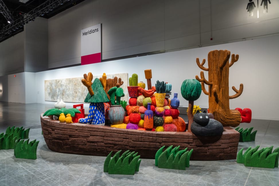 .Yuichi Hirako, Seeding, 2024, presented by Gallery Baton and The Modern Institute. © Art Basel