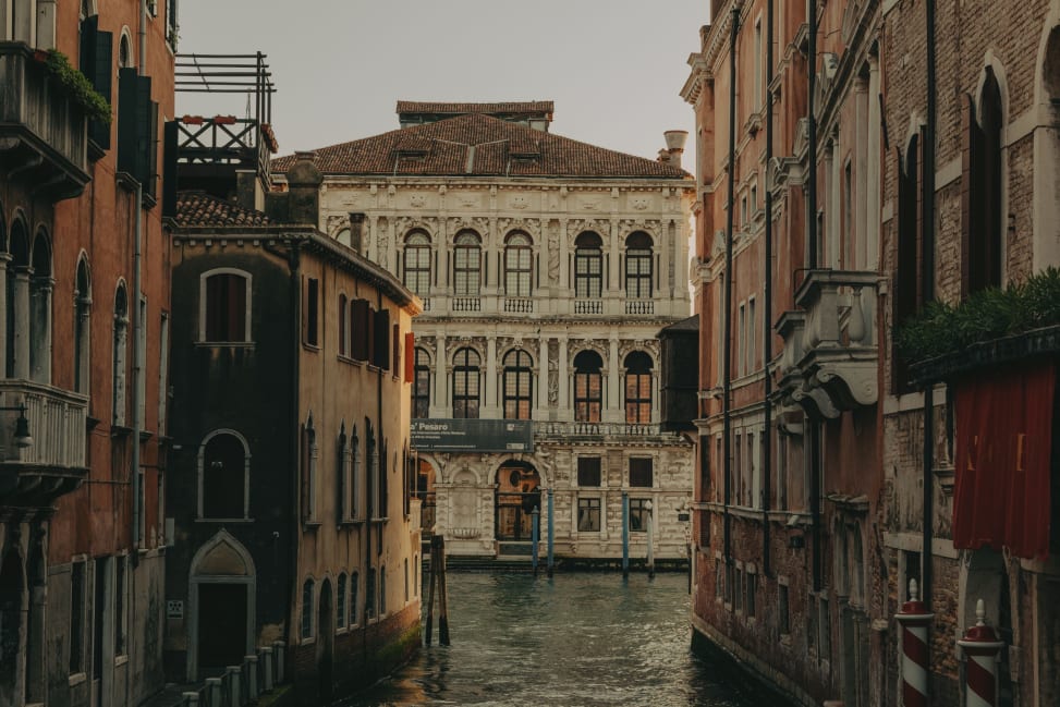 A view of Ca' Pesaro, which houses the city of Venice's museum of Modern art, April 2025. Photography by Julius Hirtzberger for Art Basel.
