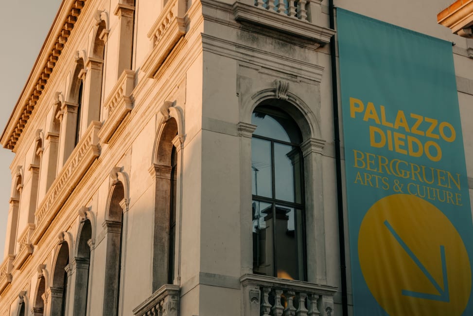 Palazzo Diedo in the Cannaregio district, was inaugurated this yeat by Berggruen Arts & Culture as a permanent exhibition space, April 2025. Photography by Julius Hirtzberger for Art Basel.