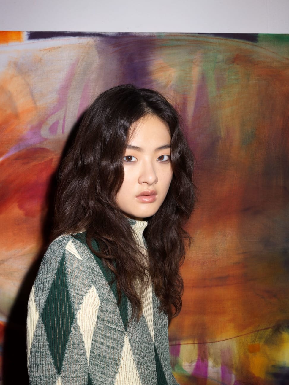 London-based painter Li Hei Di. Photography by Frederike Helwig.