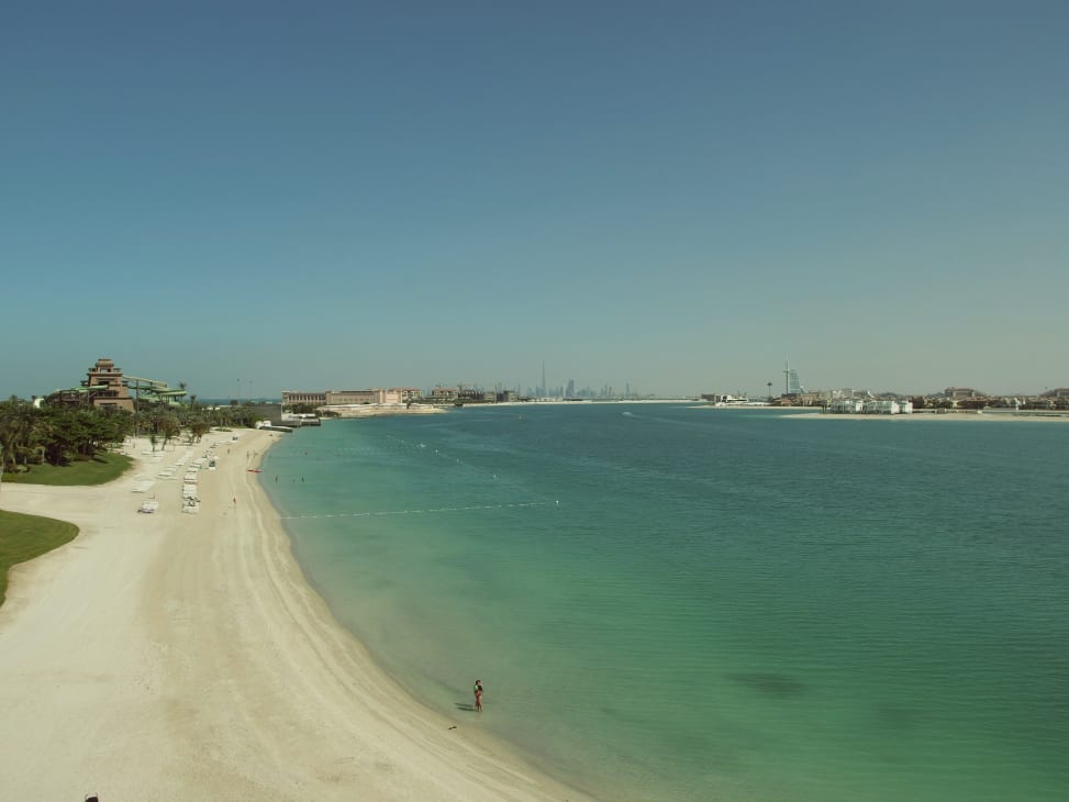 View of Jumeirah's beach, 2014. Photograph by Guilhem Vellut.