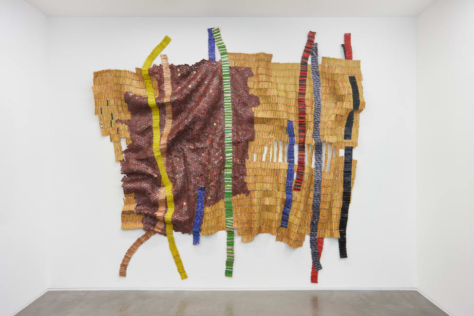 El Anatsui, Untitled, 2023. Courtesy of Goodman Gallery, Cape Town, Johannesburg, London, New York.