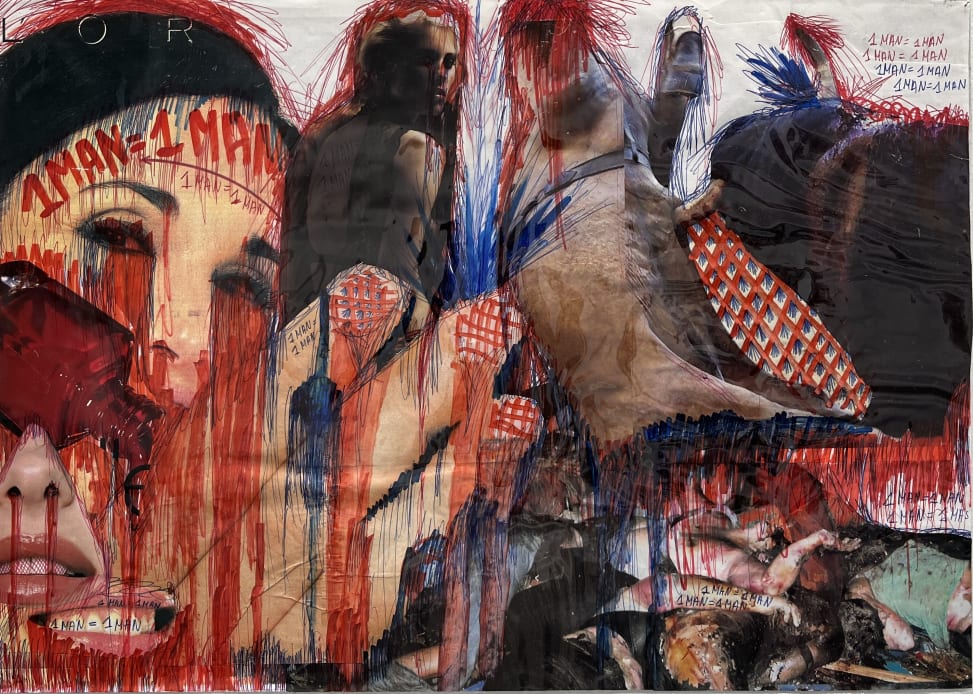 Thomas Hirschhorn,1 Man = 1 Man, 2002. Courtesy of the artist and Rhona Hoffman Gallery.