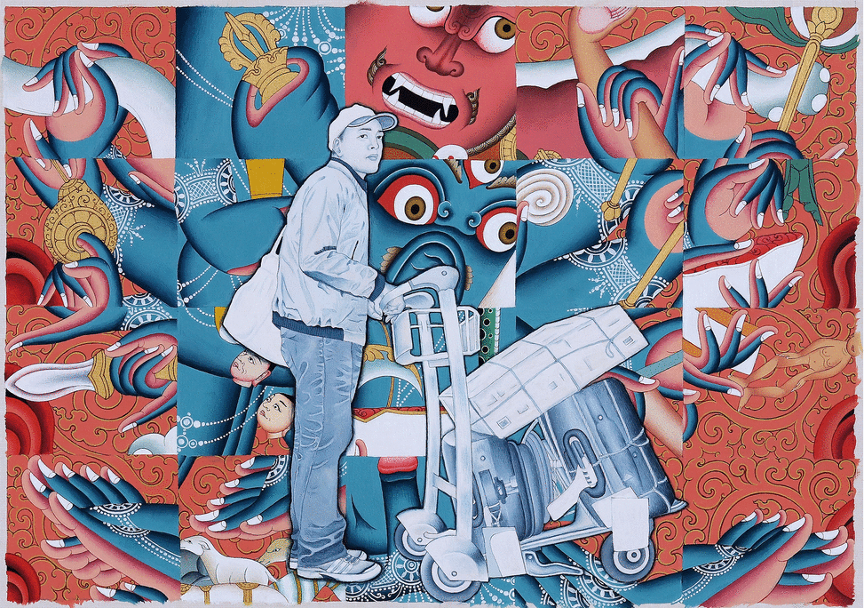 Tsherin Sherpa, Remittence Economy, 2018. Courtesy of the artist and Rossi & Rossi.