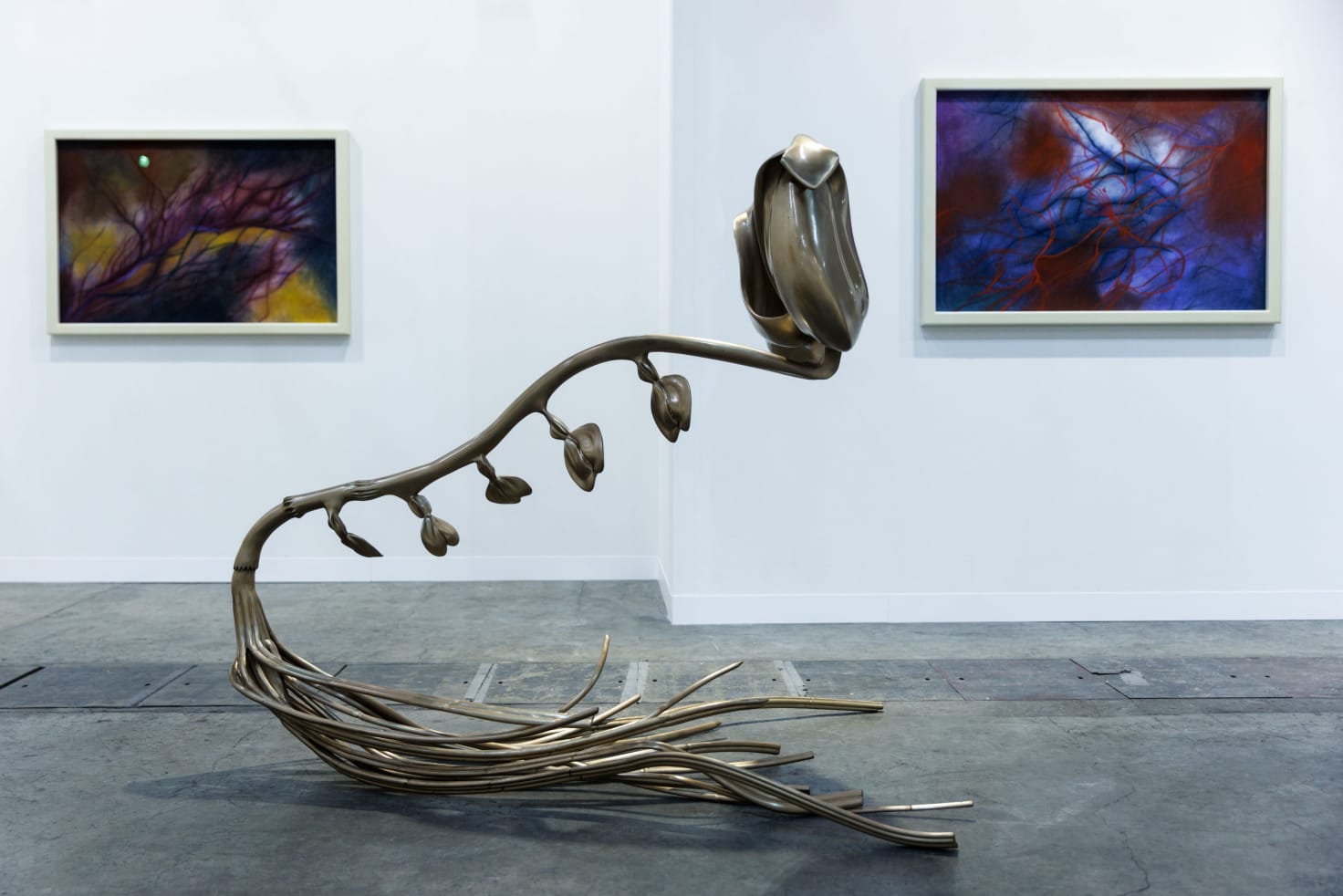 Works by Marguerite Humeau, presented at Art Basel Hong Kong 2021 by Clearing.