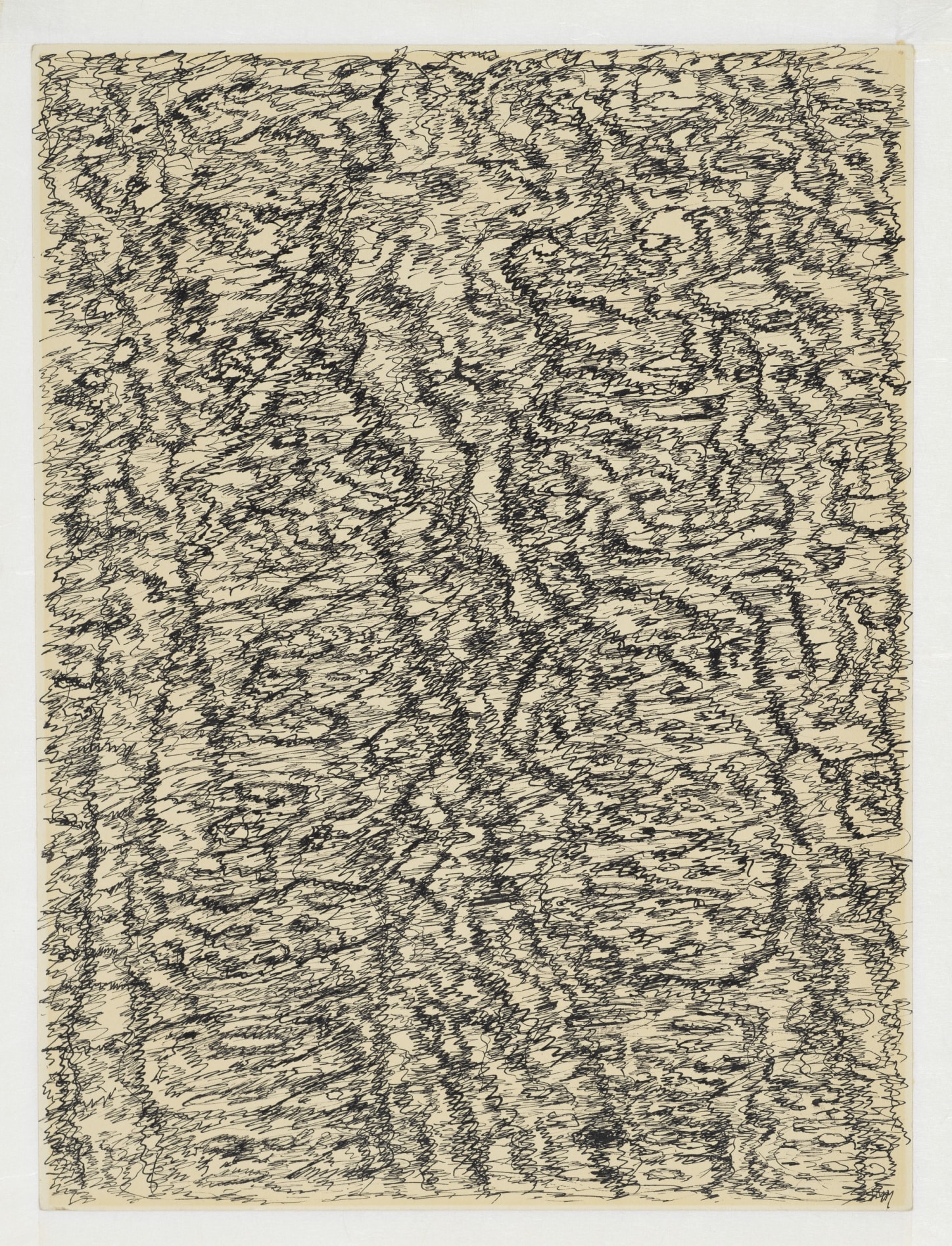 Henri Michaux, Sans titre, (Dessin mescalinien), 1957. En prêt à long terme à la Courtauld Gallery, Londres. © ADAGP, Paris et DACS, Londres, 2024.
