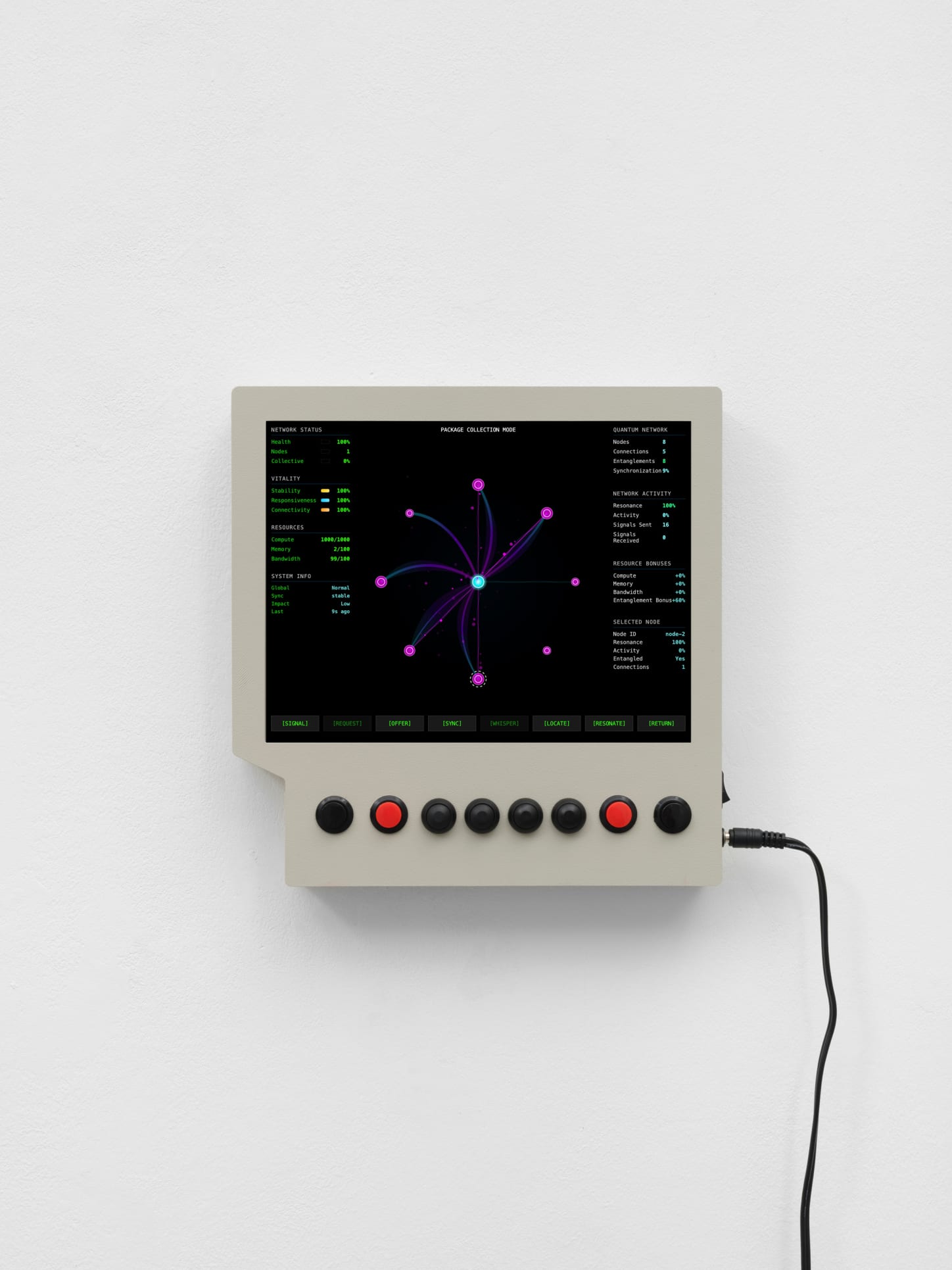 Jonas Lund，《Network Maintenance #1》，2025，圖片由藝術家與OFFICE IMPART提供，照片由Marjorie Brunet Plaza拍攝