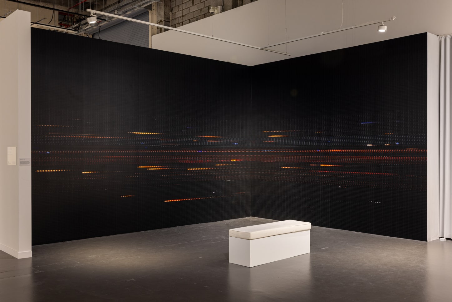 View of Rashid Rana’s installation Fractured Moment presented by Chemould Prescott Road at Art Basel Qatar 2026.