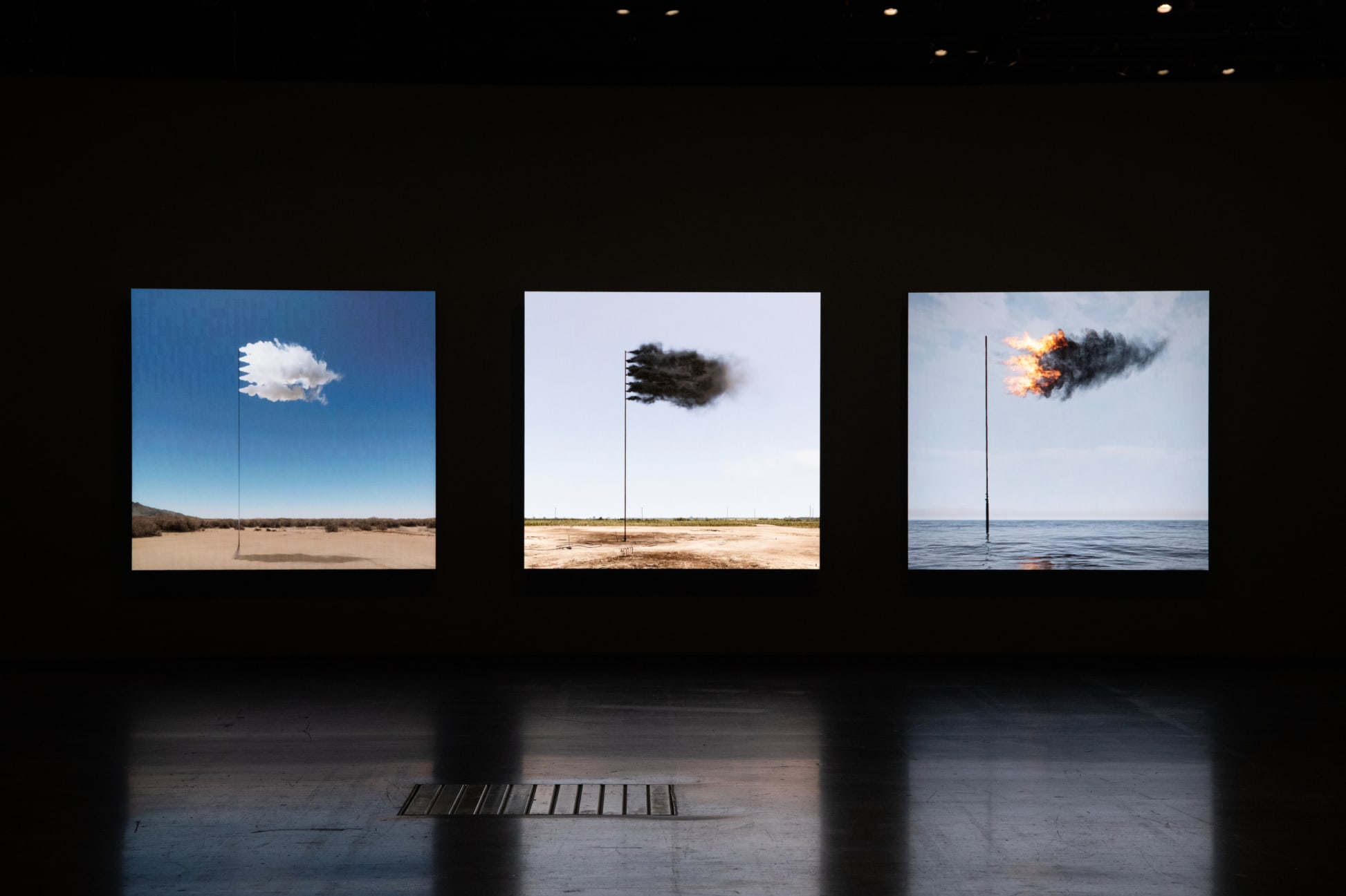John Gerrard，《STANDARD》，2023 年，由 Fellowship in Zero 10（巴塞爾藝術展面向數位時代的新藝術平台）呈現，並以 50 萬美元的價格售出。