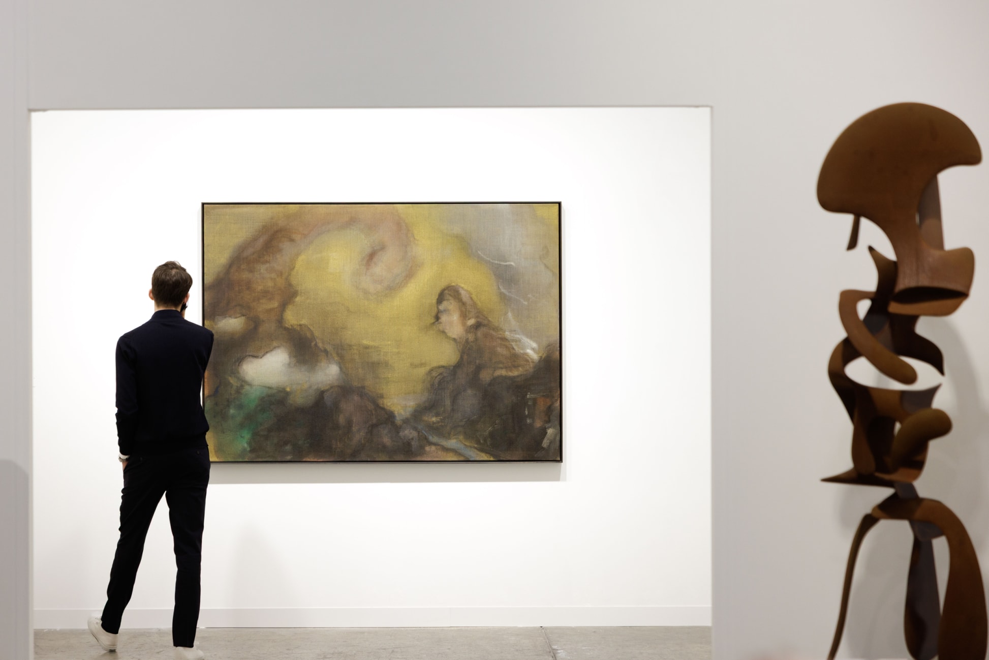 Lisson Gallery's booth at Art Basel Hong Kong 2025.