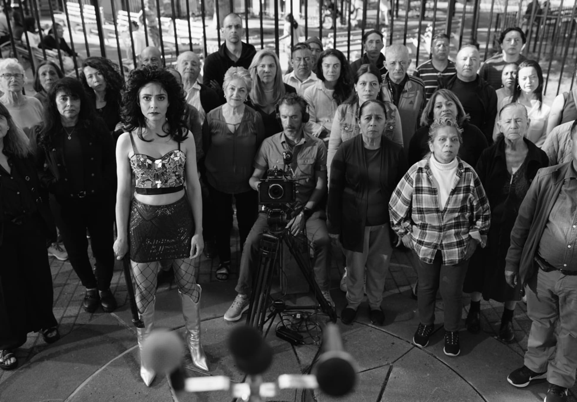 Shirin Neshat, 'Do U Dare!', 2025. Video still. Courtesy of the artist and Lia Rumma Gallery, Milan/Naples