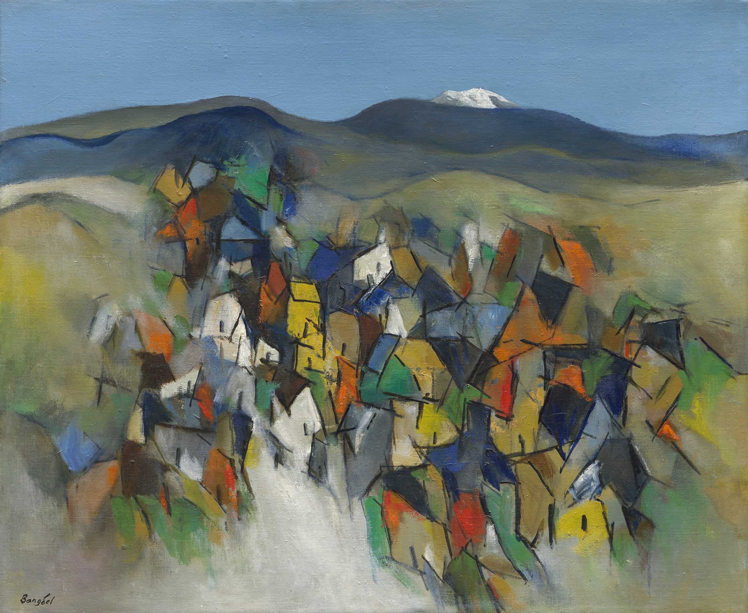 萊因．辛格．班德爾，《加德滿都谷地》，1963，圖片由藝術家及丹之寶提供
