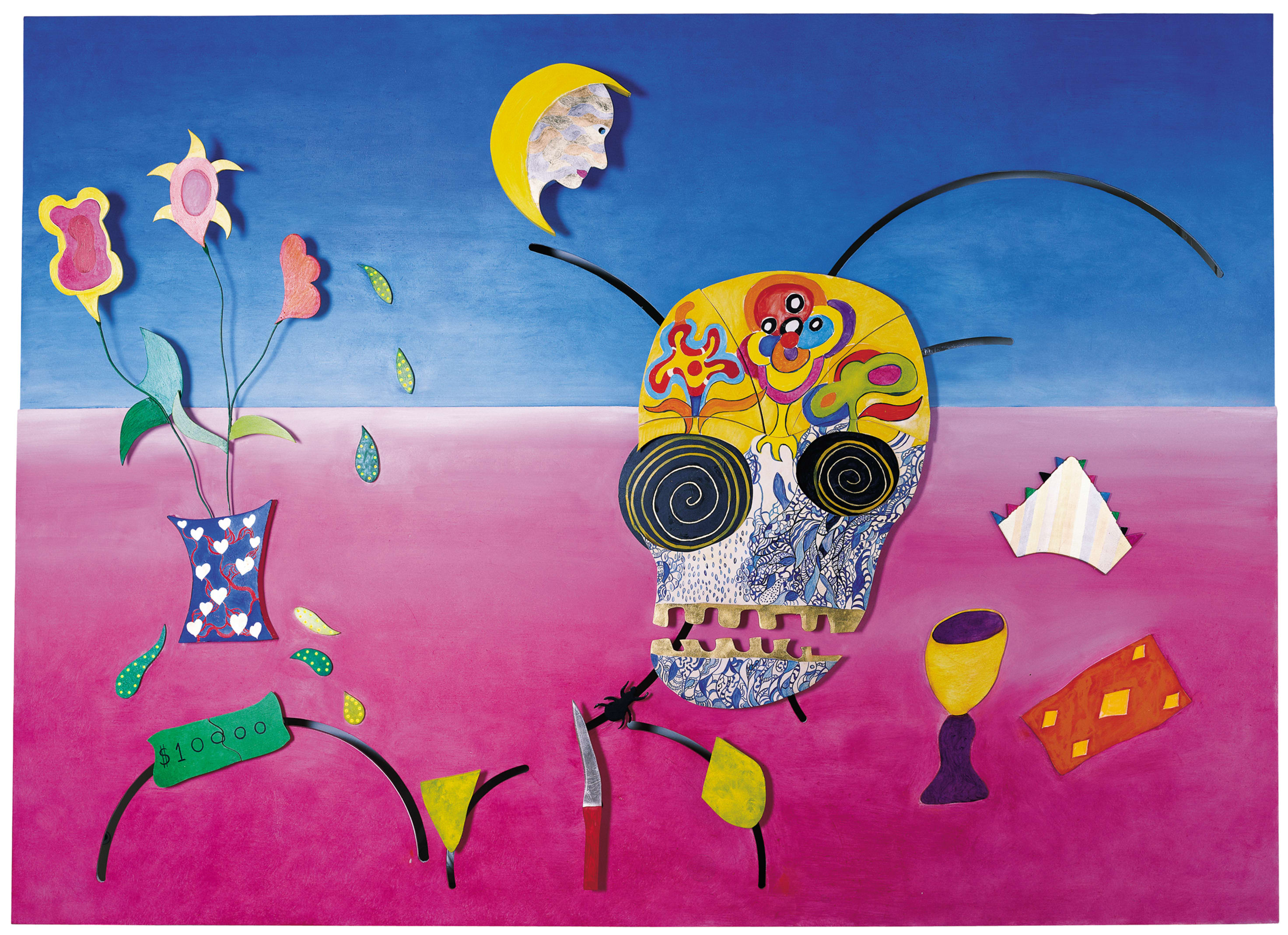 Niki de Saint Phalle，我昨晚醒来，1994 年。© Niki de Saint Phalle。由艺术家和乔治-菲利普和娜塔莉·瓦卢瓦画廊提供。